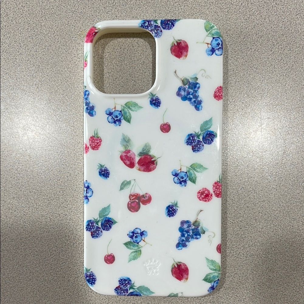 Velvet Caviar White and Red Floral Phone Case